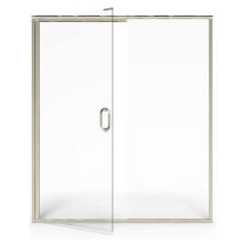 60 x 76-Inch Height Semi-Frameless Swing Door With Panel, AM00816400.006