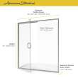 48 x 76-Inch Height Semi-Frameless Swing Door With Panel, AM00817400.213