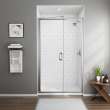 48 x 76-Inch Height Semi-Frameless Swing Door With Panel, AM00817400.213