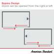 36 x 76-Inch Height Semi-Frameless Swing Door, AM00819400.213