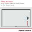 36 x 76-Inch Height Semi-Frameless Swing Door, AM00819400.213