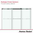 Aspirations 60 x 60-Inch Frameless Sliding Bathtub Door, AM00853400.213