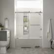 Aspirations 60 x 60-Inch Frameless Sliding Bathtub Door, AM00853400.295