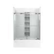 Aspirations 60 x 60-Inch Frameless Sliding Bathtub Door, AM00853400.295