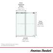 Aspirations 60 x 72-Inch Frameless Sliding Shower Door, AM00854400.295