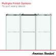 Aspirations 60 x 72-Inch Frameless Sliding Shower Door, AM00854400.295