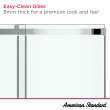 Aspirations 48 x 72-Inch Frameless Sliding Shower Door, AM00855400.295