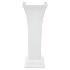 0056001.020 Town Square S Pedestal Leg, White