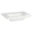 0297004.020 Town Square S 4-in Centerset Pedestal Sink Top, White 