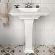 0297004.020 Town Square S 4-in Centerset Pedestal Sink Top, White 