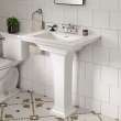 0297004.020 Town Square S 4-in Centerset Pedestal Sink Top, White 