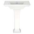 0297100.020 Town Square S Center Hole Only Pedestal Sink Top and Leg Combination, White