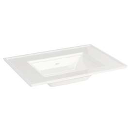 0298001.020 Town Square S Console Vanity Sink Top Center Hole Only, White