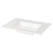 0298001.020 Town Square S Console Vanity Sink Top Center Hole Only, White