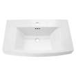 0328001.222 Townsend Center Hole Only Pedestal Sink Top, Linen