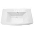 0328004.020 Townsend 4-in Centerset Pedestal Sink Top, White