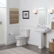 0328008.020 Townsend 8-in Widespread Pedestal Sink Top, White