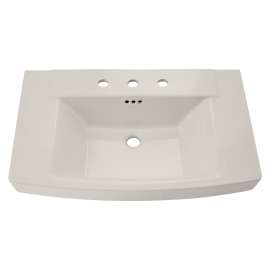 0328008.222 Townsend 8-in Widespread Pedestal Sink Top, Linen
