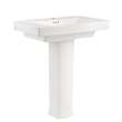 0328100.020 Townsend Center Hole Only Pedestal Sink Top and Leg Combination, White