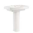 0328800.020 Townsend 8-in Widespread Pedestal Sink Top and Leg Combination, White