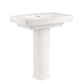0328800.020 Townsend 8-in Widespread Pedestal Sink Top and Leg Combination, White