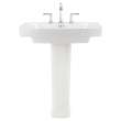 0328800.020 Townsend 8-in Widespread Pedestal Sink Top and Leg Combination, White