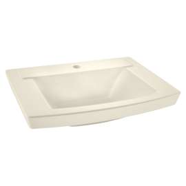 0329001.222 Townsend 24 x 18-in Above Counter Sink with Center Hole Only, Linen