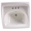 0355012M055.020 Lucerne Wall Hung Sink with 4-inch Centerset, White 