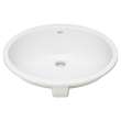 0496200.020 Reliant Oval Under Counter Bathroom Sink, White 