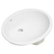 0496200.020 Reliant Oval Under Counter Bathroom Sink, White 