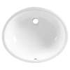 0496221USMCA.020 Ovalyn Medium Under Counter Sink, White 