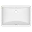0614200.020 Reliant Rectangular Under Counter Bathroom Sink, White 