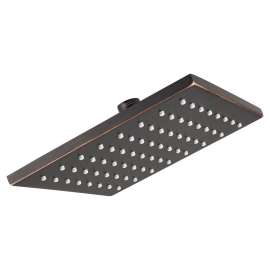 1660788.278 Universal Square 8 Inch 1.8 gpm/6.8 L/min Water Saving Rain Showerhead, Legacy Bronze 
