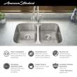 18DB6311800S.075 Portsmouth 32 x 18-in Stainless Steel Undermount Double Bowl ADA Kitchen Sink, Stainless Steel 