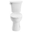 204BB104.020 Edgemere 1.28 gpf and 4.8 Lpf Two-Piece Chair-Height Round-Front 10-in Rough Toilet Less Seat, White 