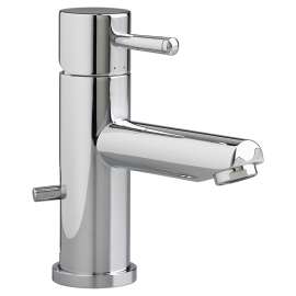 2064LDH101.002 Serin Single Hole Single-Handle Bathroom Faucet 1.2 gpm and 4.5 L/min with Lever Handle Less Drain, Polished Chrome 