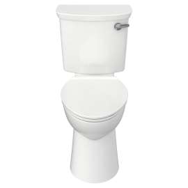 209AA138.020 Yorkville 1.28 gpf and 4.8 Lpf Two-Piece Right-Hand Trip Lever Chair Height Back Outlet Elongated EverClean Toilet, White 