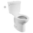 215AA769.020 Cadet Touchless Chair Height Elongated Toilet with Locking Device Less Seat, White 