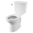 215AA769.020 Cadet Touchless Chair Height Elongated Toilet with Locking Device Less Seat, White 