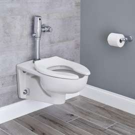 2257511.020 Afwall 1.1 gpf and 4.2 Lpf Wall-Hung Toilet System with Touchless Selectronic Piston Flush Valve, White
