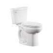 250AB104.020 Colony 1.28 gpf and 4.8 Lpf Two-Piece Chair-Height Elongated 10-in Rough Toilet Less Seat, White 