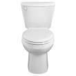 250CA104.020 Colony 1.28 gpf and 4.8 Lpf Two-Piece Elongated Toilet Less Seat, White 