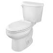 250CA104.020 Colony 1.28 gpf and 4.8 Lpf Two-Piece Elongated Toilet Less Seat, White 