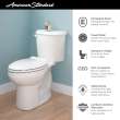 250CA104.020 Colony 1.28 gpf and 4.8 Lpf Two-Piece Elongated Toilet Less Seat, White 