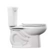 250CB104.020 Colony 1.28 gpf and 4.8 Lpf Two-Piece Elongated 10-in Rough Toilet Less Seat, White 