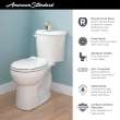 250DA104.020 Colony 1.28 gpf and 4.8 Lpf Two-Piece Round-Front Toilet Less Seat, White 