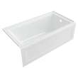 2544102.020 Town Square S 60 x 32-in Integral Apron Bathtub with Right Hand Outlet, White
