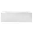 2573102.020 Studio 60 x 30-in Integral Apron Bathtub Above Floor Rough with Right Hand Outlet, White