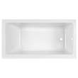 2573102.020 Studio 60 x 30-in Integral Apron Bathtub Above Floor Rough with Right Hand Outlet, White
