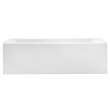 2573202.020 Studio 60 x 30-in Integral Apron Bathtub Above Floor Rough with Left Hand Outlet, White